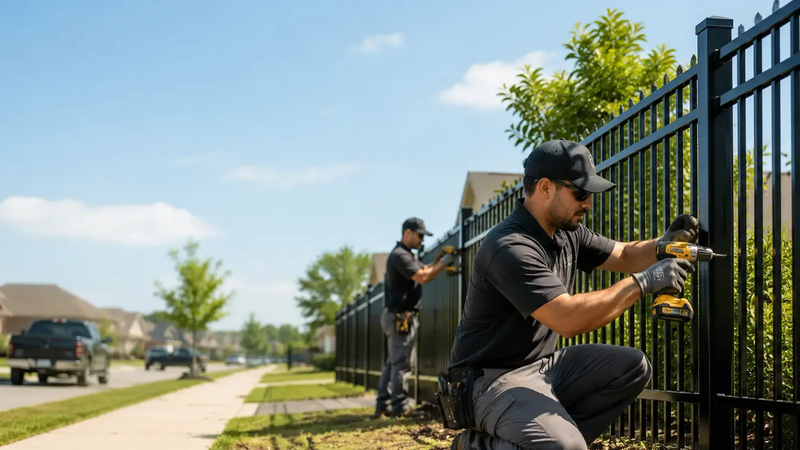 Metal Fence Installation in Helotes, TX